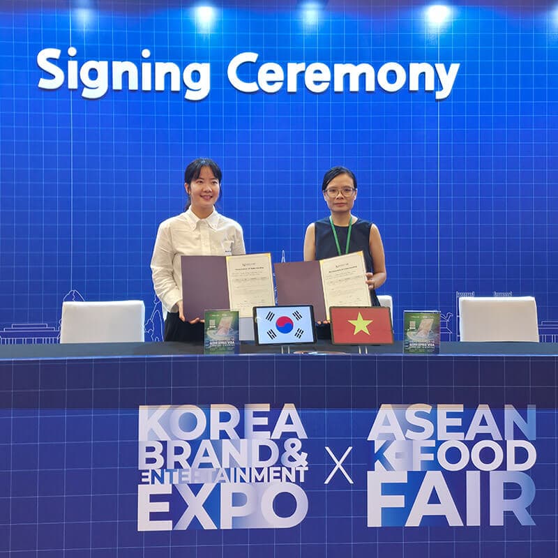 Lễ ký kết Hàn Quốc × Việt Nam — Korea Brand & ASEAN K-Food Fair